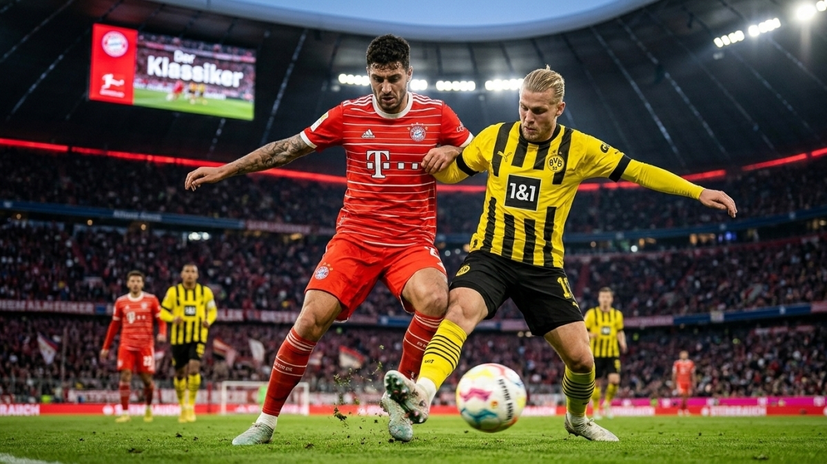 قمة الدير كلاسيكر تجمع بايرن ميونخ وبوروسيا دورتموند في البوندسليجا