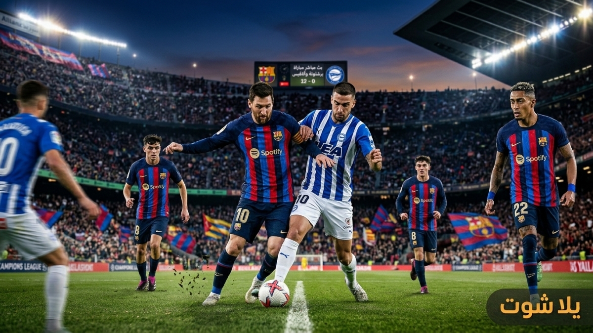 مواجهة استعادة التوازن لبرشلونة أمام ديبورتيفو ألافيس في الدوري الإسباني